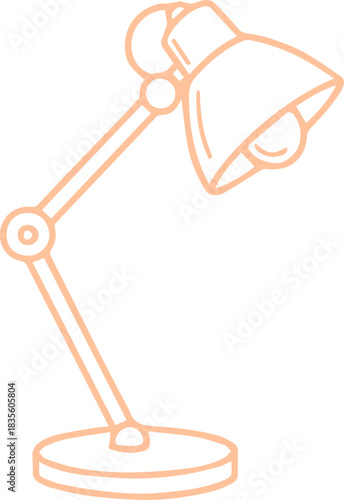 Lamp Outline Minimal Outline