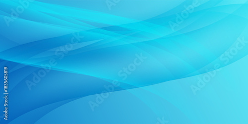 Blue waves with a fresh aroma. Waves showing a stream of clean fresh air. Vector illustration.