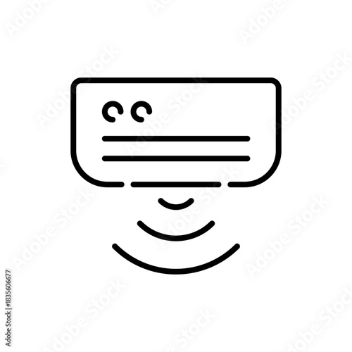 Credit card vector icon. editable line icon, outline payment symbol for e-commerce