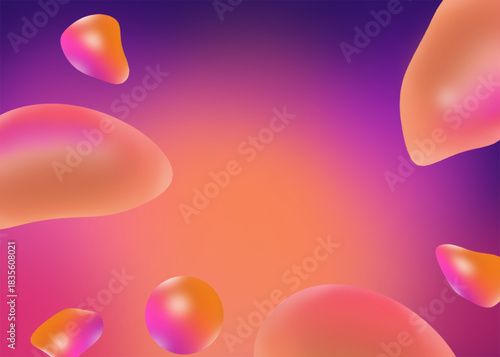 abstract background with bubbles