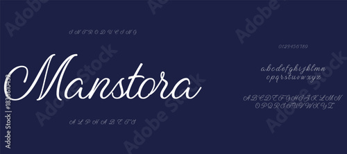 Minimal font creative modern alphabet. Typography with dot regular and number. minimalist style fonts set. vector illustration