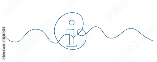 Get informed with this clean, simple information icon graphic, perfect for websites, apps, and presentations needing a modern, minimalist touch today!