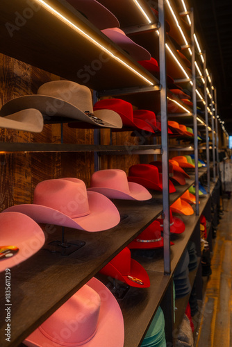 colorful cowboy hats