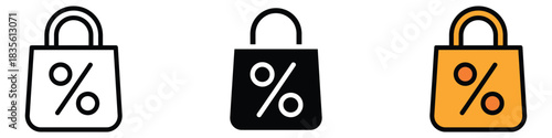 Fixed Interest icon vector. creative sales and special offer symbol. vector illustration.