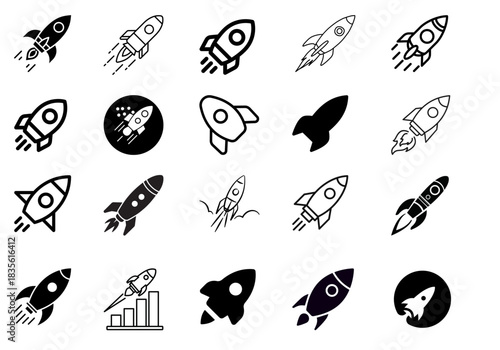 Rocket & Startup Icons