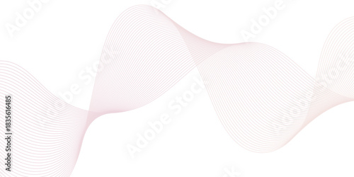 Dynamic minimal smoke sound line. Energy abstract smooth colorful gradient frequency isolated element creative blend. Science tech swirls with thin twisted connected vibration simple grid.	