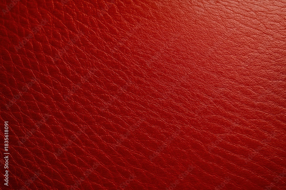 Fototapeta premium A close up of a red leather surface