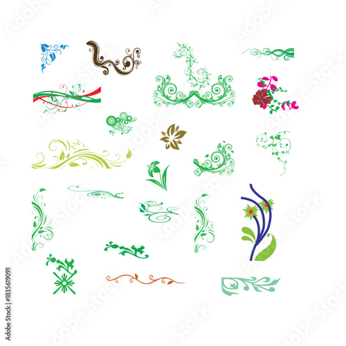 Colorful Alpona Design Patterns