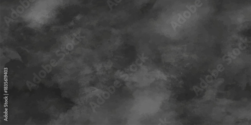 Abstract white smoke motion texture on a dark black background