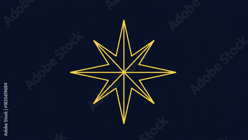 Elegant golden starburst design for modern projects, perfect for branding, invitations, and festive backgrounds with minimalist charm and timeless appeal