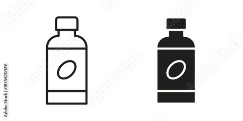 Olive oil icon. Outline, Glyph and Filled Outline Style