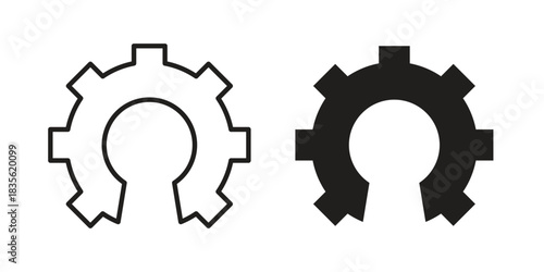 Open source icon. Outline, Glyph and Filled Outline Style