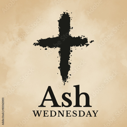 Ash Wednesday celebration design