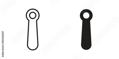 Shoehorn icon. Outline, Glyph and Filled Outline Style