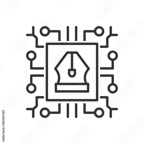 AI Pen Tool Icon