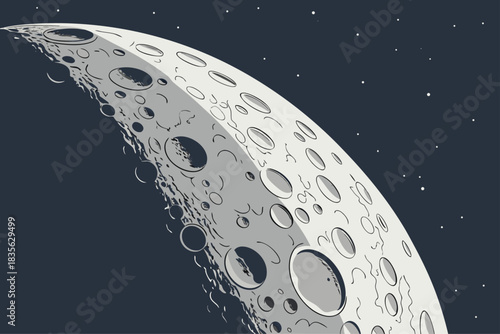 Seamless abstract moon crater pattern design