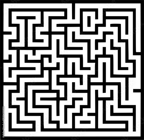 vector square maze puzzle.
