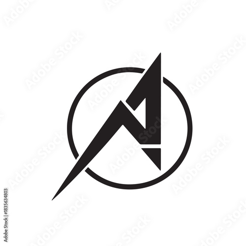 Abstract Minimalist Business Logo Vector Modern Corporate Identity Branding Design