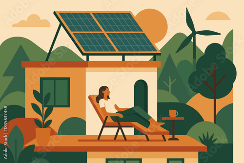 Icon homes eco speech negative no text smart emphasizing composition chinese letters