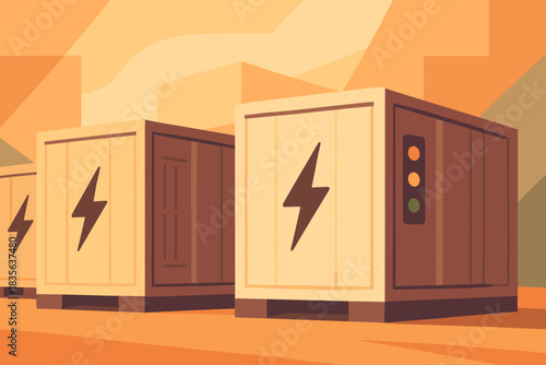 Characters colors numbers energy vector containers letters no speech icon smart led