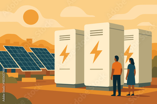 Vector storage no colors community flat style letters marks numbers energy text