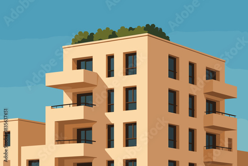 Icon emojis architecture forms no urban chinese labels minimal flat clear vector