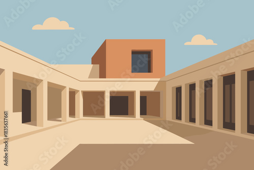 Speech light center illustration numbers flat cultural labels minimalist letters vector no