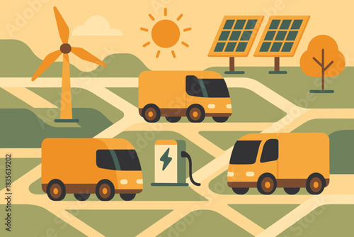 Icon sources labels sustainable illustration punctuation style transport typography modern no numbers