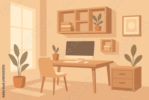 Geometric no text clean vector form home workspace modern minimal simplicity icon