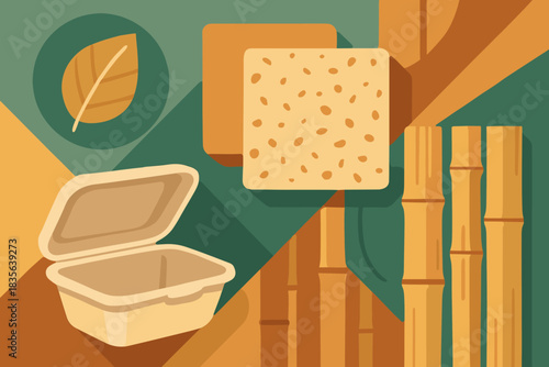 Illustration negative abstract vector no colors design sustainable icon emojis bubbles material