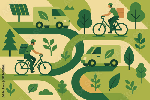 Vans geometric numbers icon green no vector full friendly urban text eco