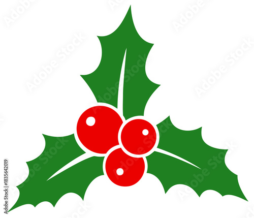 Christmas Holly Berries Trio