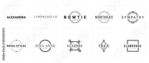 Modern Logo Concepts for Branding, Digital Art, Creative Studio, Minimalist Style, Professional Viewpoint