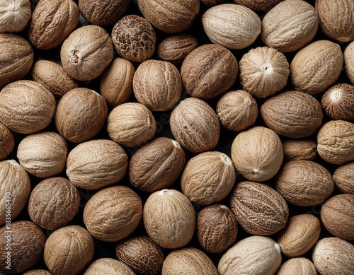 nutmeg, spices, herbs, food, kitchen, texture, macro