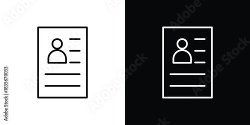 Criminal record icons outline drawing. Editable stroke