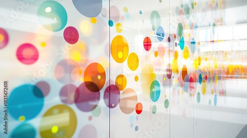 A whiteboard with a glossy finish