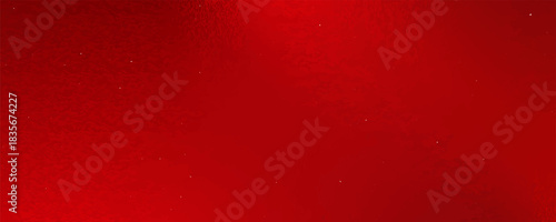 Vector red foil texture background. Abstract gradient bright and shiny light reflection rough texture surface. Vector illustration for background, backdrop, web, wallpaper, print and design artwork.