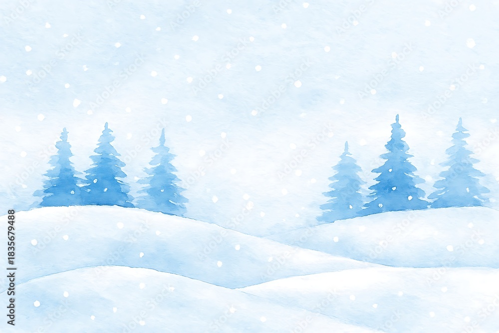 Fototapeta premium snow covered trees