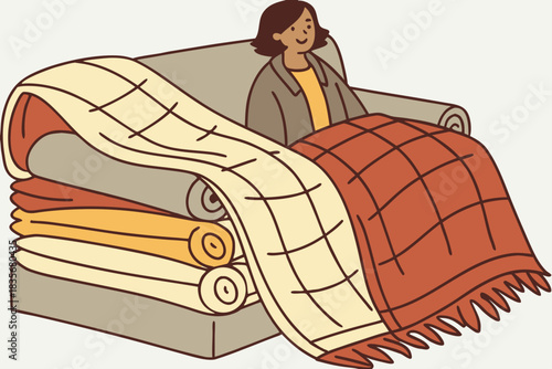 Warm blankets and rosy cheeks