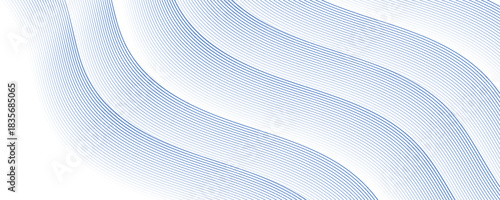 Abstract Background, Transparent Waved Lines. Soft Blue Smoke Wave BG. Colorful Gradient Flowing Wavy Lines. Eps10