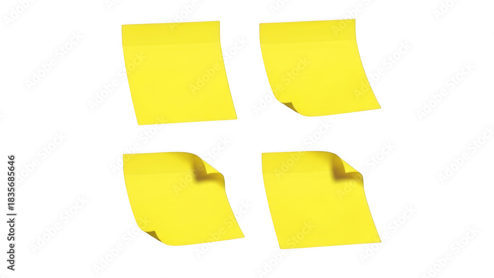 Fototapeta premium Sticky notes set