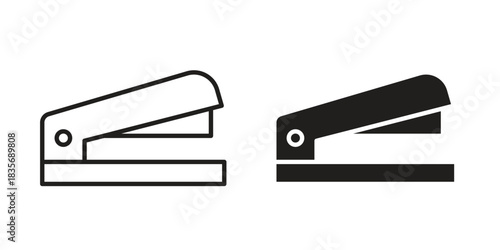 Stapler icon in line design. Simple icon vector