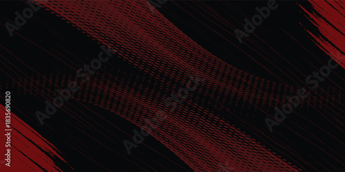red and black sports dot background design. modern