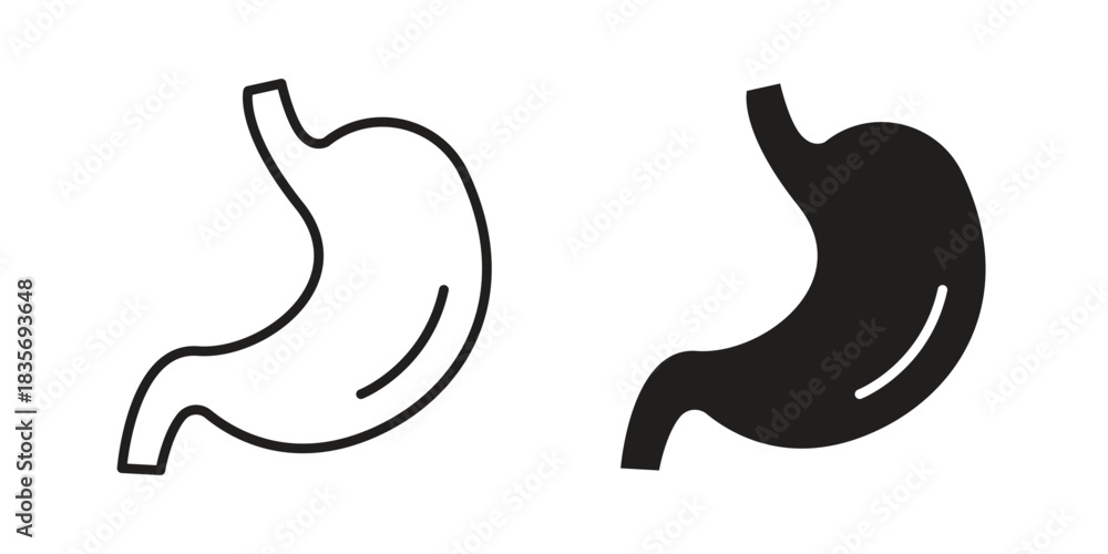 Obraz premium Stomach icon for your website design, logo, app, UI. EPS10
