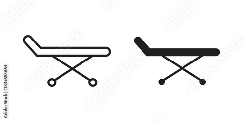 Stretcher icon for your website design, logo, app, UI. EPS10