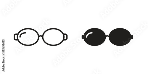 Sunglasses icon for your website design, logo, app, UI. EPS10
