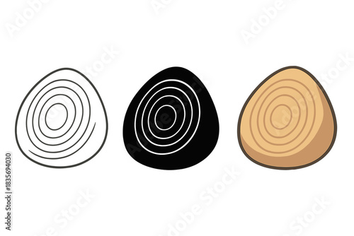 Rippling Boulder Art. Smooth boulder face with faint concentric ripple marks showing ancient water memory, first in line style