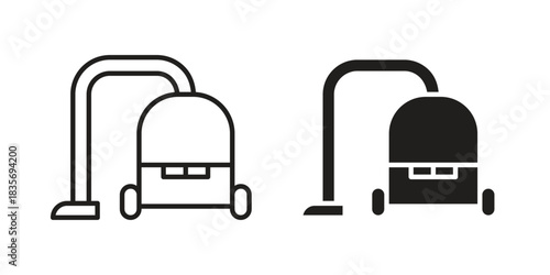 Vacuum cleaner icon for your website design, logo, app, UI. EPS10
