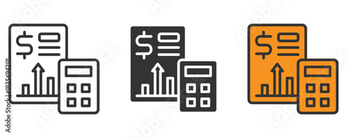 Analyze financial growth with calculator and charts, great for business presentations and marketing materials, invest in success with insight now
