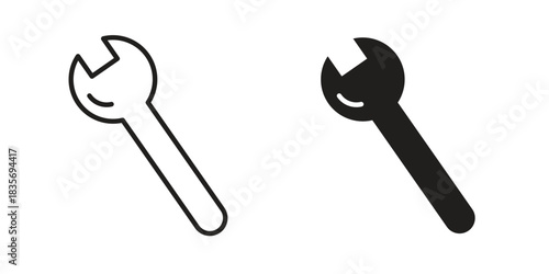 Wrench icon for your website design, logo, app, UI. EPS10